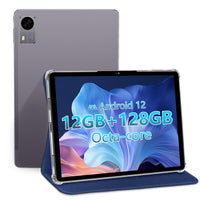 1 x RAW Customer Returns JIKOCXN 10 inch Tablet, Android 12 Tablet with 12GB RAM 128GB ROM 1TB TF , Octa Core Processor Tablet PC, 1280 x 800 FHD Screen, 6000mAh, GPS, WiFi 6, 5MP 8MP Dual Camera Blue  - RRP €75.62