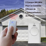 1 x RAW Customer Returns Telecommande Portail XT4 868 SLH 868Mhz, Bip Portail Porte De Garage, 787010, 4 Canaux Lot of 2  - RRP €24.0