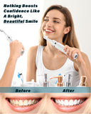 1 x RAW Customer Returns Teeth whitening set, Stim-U-Dent bleaching teeth set with 5 modes for teeth cleaning teeth whitening, for polishing after teeth cleaning, teeth whitening set with 5 heads and 3 polishing pastes white  - RRP €39.99