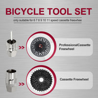 1 x RAW Customer Returns Sternstunde Bicycle Chain Whip - with Cassette Lockring Tool Sprocket Puller Bicycle Cassette Removal Lockring Tool - 3pcs Bicycle Tool for 6 7 8 9 10 11 Speed Cassettes - RRP €15.48