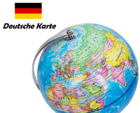 1 x RAW Customer Returns Exerz 23cm light globe metal base - German map - student globe with cable-free LED lighting - political map day time - constellation stars night - fun and - RRP €45.95