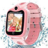 1 x RAW Customer Returns 4G Smartwatch Kids with GPS and Phone Video Call, Kids Smartwatch with GPS with SIM, Smart Watch Kids Watch Call SOS IP68 Waterproof Games School Mode Camera Alarm Clock, Gifts for Girls Boys - RRP €59.99