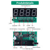 1 x RAW Customer Returns DONGKER DIY Digital Clock Kit with 4 Digit Electronics Soldering Practice Kit with Circuit Board for DIY Soldering Student STEM Project for Teaching Light Controlled Alarm Clock for Beginners and Electronics Lovers - RRP €21.69