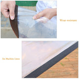 1 x RAW Customer Returns Outdoor Waterproof Tarpaulin, 2x4M Transparent Waterproof PE Tarpaulin with Eyelets, Sturdy Tarpaulin Cover for Garden Gazebo Pavilion Terrace - RRP €25.48