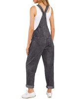 1 x RAW Customer Returns Roskiky Women s Overalls Women s One-Piece Jumpsuit Jeans Women s Casual Stretch Denim Overalls Women s Jeans Jumpsuit With Pockets, Light Stone, M Women s One-Piece Jumpsuit - RRP €47.99