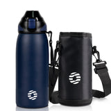 1 x RAW Customer Returns Fjbottle Stainless Steel Thermal Bottle 1L, 800ml, 600ml, 400ml Leak-Free Thermal Bottle for Children - BPA Free Gym Water Bottles for School, Sports, Yoga, Gym - RRP €22.61