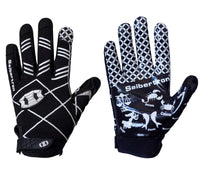 1 x RAW Customer Returns Seibertron Pro 3.0 12 Constellation Elite Ultra-Stick Sports Receiver Gloves American Football Gloves Youth and Kids Black XS - RRP €20.14