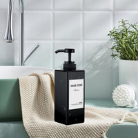 1 x RAW Customer Returns Anhow 3 Soap Dispenser Wall Mounting Set, 500 ml Soap Dispenser Wall No Drilling Plastic Dishwasher Dispenser for Kitchen and Bathroom - Black - RRP €20.82