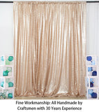 1 x RAW Customer Returns ShinyBeauty 4Ftx7FT Sequin Backdrop Curtain 125x215 cmChampagne Wedding Backdrop Glitter Background for Photography, Birthday, Wedding, Party Decoration - RRP €22.04