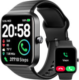 1 x RAW Customer Returns Smartwatch Men with Telephone Function and Alexa Built-in, 1.8 Fitness Watch Men, Heart Rate SpO2 Sleep Monitor Watch, 100 Sports Modes Pedometer Watch, IP68 Waterproof Fitness Tracker for Android iOS - RRP €69.99