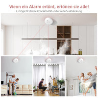 1 x RAW Customer Returns Putogesafe smoke detector networked, wireless smoke detector with replaceable battery, max. 48 networkable fire detectors, wireless fire alarm, EN14604, 10 year lifespan, 4 pieces - RRP €64.27