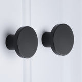 1 x RAW Customer Returns goldenwarm 4 pieces furniture knobs matt black drawer knob black cabinet knob vintage kitchen handles black furniture handles stainless steel drawer knob dresser door handles cabinet - RRP €9.99