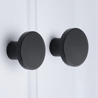 1 x RAW Customer Returns goldenwarm 4 pieces furniture knobs matt black drawer knob black cabinet knob vintage kitchen handles black furniture handles stainless steel drawer knob dresser door handles cabinet - RRP €13.2