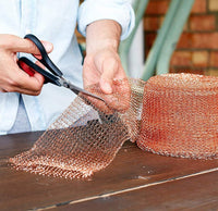 37 x RAW Customer Returns Copper Net, 12.5cm 1m, 100 Pure Copper Net, Rolled Copper Mesh, Gap Blocker for Hole Building, Seedling and Seed Protection, Filling Cloth Yourself - RRP €702.63