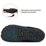 1 x Brand New Ranberone Slippers Men s Memory Foam Slippers Winter Plush Warm Lined Slippers Non-Slip Rubber Sole Slippers Indoor Outdoor Black 49 - RRP €30.28