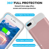 1 x RAW Customer Returns HUOBAO Battery Case for iPhone 6 Plus 6s Plus 7 Plus 8 Plus, 6000mAh Additional Battery Charging Case Battery Case Mobile Phone Case, Battery Case Power Bank Case for, Ultra Thin and Portable Battery Case 5.5 Inches  - RRP €25.04