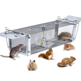 1 x RAW Customer Returns FORMIZON Rat Trap Live Trap, 41 x 14 x 11 cm Marten Trap Large, Premium Rat Trap, Reusable Trap, Animal Trap Cage with Sensitive Trigger for Indoors Outdoors - RRP €31.46