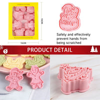 5 x Brand New Christmas cookie cutters, 8 pieces Christmas cookie cutters, cartoon cookie cutters, cookie cutters, fondant cookie cutters, cookie molds for children, cookie baking mold set - RRP €102.0