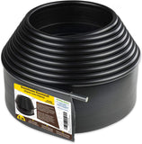 1 x RAW Customer Returns Flexible lawn edging plastic with round top edge 6 m, black - Robust stay-in-place design - Prevents grass from growing through - Easy to install, bed edging made from recycled plastic - RRP €25.6