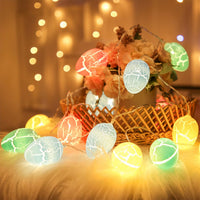 3 x Brand New Sunshine smile Easter fairy lights, USB 1.5M 10LED Easter fairy lights, Easter egg fairy lights, egg LED Easter lighting, egg fairy lights decoration, Easter decorative fairy lights, Easter decoration LED fairy lights - RRP €18.12