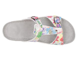 1 x Brand New Aerosoft Women s Comfortable Mules with Memory Foam Insole and 2 Adjustable Buckles White Multicolor, numeric 42 , Memory White, 42 EU - RRP €51.6