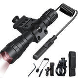 1 x RAW Customer Returns DARKBEAM Infrared Flashlight Night Vision 850nm LED Infrared Light 10W, Work for Night Vision Devices, Zoomable Invisible IR Illuminator Rechargeable for Hunting, Observation, Rescue, with Battery Clip - RRP €50.41