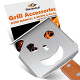 1 x RAW Customer Returns 7 in 1 grill spatula for barbecue grill, multifunctional grill cutlery with wooden handle, built-in grill cutlery set function, creative grill turner, unique grill tools, grilling gifts for men - RRP €26.99