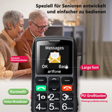 1 x RAW Customer Returns artfone senior cell phone without contract 4G Large button cell phone with SOS emergency call button Pensioner cell phone large buttons C1 Simple button cell phone with USB-C and 1800 mAh battery Long standby time T9 RRP €44.99