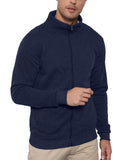 1 x RAW Customer Returns Remxi Men s Sweaters No Hood Zipper Cardigan Hooded Jacket,Navy Blue,XXXL - RRP €23.68