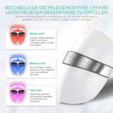 1 x RAW Customer Returns VOYOR LED Mask Professional Facial LED Mask Light Therapy Beauty Mask Acne Treatment Rejuvenating Facial Skin Care Wireless USB Rechargeable, 3 Colors BM100 - RRP €141.17