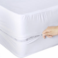 1 x RAW Customer Returns Utopia Bedding mattress cover 90 x 200 x 20 cm waterproof with zip, Oeko-TEX certified, mattress protector - RRP €19.1