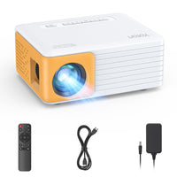 1 x RAW Customer Returns YOTON Mini Projector, Y3 Projector Mobile Phone Portable, Full HD Video Projector for Home Cinema, Outdoor Projector, Compatible with HDMI USB Smart Phone PS5 Fire Stick The Best Choice for Children and Families - RRP €56.52