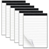 1 x Brand New Nichela A6 notepads 30 pages thick bright white paper notepad pack of 12 lined pages notebook with 17 lines suitable for travel, school, business, memos and meetings - RRP €13.1