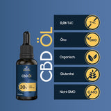 1 x RAW Customer Returns Ultimate Naturecare Cbd oil 30 30ml large format, 9000mg premium product. The CBD oil cannabis oil. Formulated with Pure CBD Extract, Hemp Seed Oil and Organic MCT Coconut Oil . 100 organic. European premium CBD - RRP €25.2