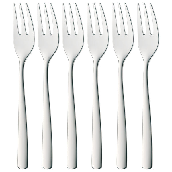 1 x RAW Customer Returns WMF 1120936040 cake fork set, 6 pieces BOSTON - RRP €24.95