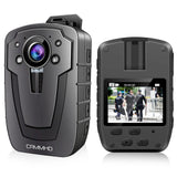 1 x RAW Customer Returns CAMMHD 1296P Body Cam 12 Hours Portable Audio and Video Bodycam 170 Wide Angle Police Body Camera External Card Design with Removable Memory Card No Card Included  - RRP €89.69