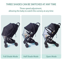 3 x RAW Customer Returns NAJILI Insect Screen for Strollers, Mosquito Net for Strollers Double Zipper Sun Protection Stroller UV Protection, Universal Size Insect Screen for Strollers, Black - RRP €36.93