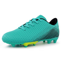 1 x RAW Customer Returns Hawkwell Unisex Kids Football Boots Training Shoes for Boys and Girls, Green, 33 EU - RRP €58.8