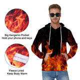 1 x RAW Customer Returns Freshhoodies 3D Hoodie for Men Women Funky Lava Printed Pullover Hooded Lightweight Sweatshirt for Casual Holiday L - RRP €25.04