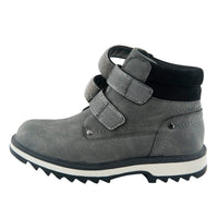 1 x RAW Customer Returns TZJS Unisex Children s Classic Boots for Boys Girls Baby Winter Boots with Velcro Fastener Waterproof Ankle Boots Snow Boots Work Boots Autumn Shoes Winter Shoes Grey, Numeric 33  - RRP €32.76