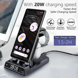 1 x RAW Customer Returns SwanScout 701G 3 in 1 Charging Station for Google Pixel Watch, 25W Foldable Fast Charger for Google Pixel 9 Pro 9 Pro XL 9 8a 8 8 Pro 7A Fold 7 7 Pro 6 6 Pro 5 4 3 XL, Pixel Buds Pro 2 Buds - RRP €45.99