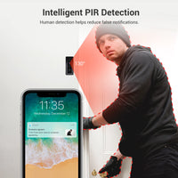 1 x RAW Customer Returns blurams doorbell with camera, video doorbell 2K, video doorbell with 2-way audio, 120-day battery, face detection, human motion detection, night vision, IP66 weatherproof - RRP €55.07