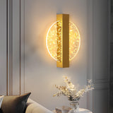 1 x RAW Customer Returns Comely Indoor LED Wall Light, Gold Creativity 12W 1500LM Round LED Wall Lamp Warm White 3000K, Indoor Modern Wall Light, Indoor Wall Lighting for Living Room, Bedroom, Stairwell, Hallway - RRP €27.22