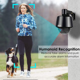 1 x RAW Customer Returns ZILNK 5MP PTZ Security Camera Outdoor WIFI Cameras, Humanoid Recognition, IP65 Waterproof, 5X Optical Zoom, IR Night Vision, Motion Alarm, Support for 64GB SD Card - RRP €211.75