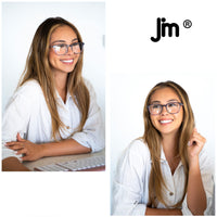 1 x RAW Customer Returns JM Reading Glasses and Presbyopia. Resistant and Comfortable with a Unique Design. For Women and Men. 3.5 Pack of 4 - Mixed Colors  - RRP €19.76