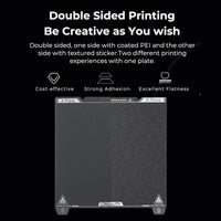 1 x RAW Customer Returns Creality Double-Sided PEI Printing Plate 235x235mm Black, Smooth Textured PEI Magnetic Spring Steel Printing Bed for Creality Ender 3 Ender 3 Pro Ender 3 V2 Ender 3 S1 Voxelab Aquila 3D Printer - RRP €33.29