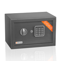 1 x RAW Customer Returns Brihard Home Electronic Safe - Code safe 20x31x20 cm - Security box, digital keypad lock and LED - Scratch-resistant finish - RRP €54.96