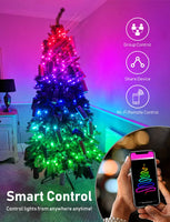 1 x RAW Customer Returns Smart WIFI Intelligent Fairy Lights Work with Alexa Google Home APP Scene Control Warm White RGB Color Changing 20M 132Led Fairy Lights Music Sync for Bedroom Wedding Wall Decoration - RRP €28.32