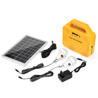 1 x RAW Customer Returns MeetUs Solar Emergency Lighting System Portable Solar Power Generator Kit for Emergency Power Supply, Home and Outdoor Camping, Multifunctional Solar Generator - RRP €59.99