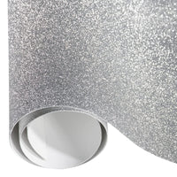 2 x RAW Customer Returns Blueshyhall Car Film Silver Glitter, 30 x 200 cm Car Wrapping Film Glitter, Car Film White Glitter Diamond, Car Film Silver Interior Exterior Waterproof with Self-Adhesive - RRP €42.34